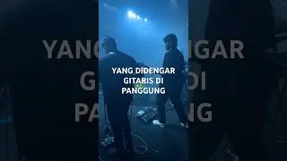 Apa yang didengar gitaris di in ear monitor?
