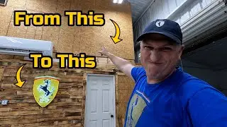 Making a Reclaimed Wood Wall out of Torched Pallet Boards