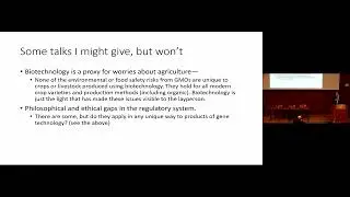 Philosophical and Ethical Considerations of Agricultural Biotechnology, GMOS and Genetic Engineering