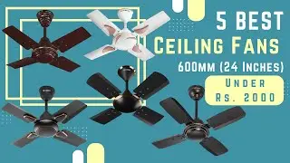 5 Best Ceiling Fans 24 Inch | Best Ceiling Fans Under Rs. 2000 In India In 2024 | Budget Ceiling Fan