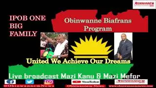 Special broadcast on 10/28/2019: Mazi Nnamdi Kanu & his Deputy Mazi Uche Mefor
