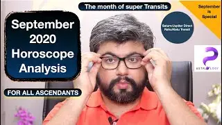 September 2020 Horoscope Analysis || For all ascendants || Punneit's Astrology || Vedic Astrology