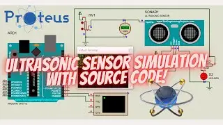🛑How to Simulate Ultrasonic Sensor Library to Proteus | 2024