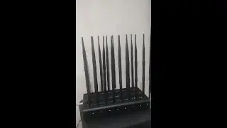 Bloqueador de se&ntilde;al port&aacute;til de de 16 antenas// 16 Antennas Portable jammer