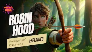 Robin Hood and Little John in the Sherwood Forest - Legend Explained - Education video for kids