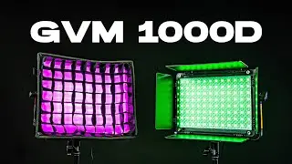 GVM 1000D LED RGB LED VIDEO LIGHTS REVIEW! THE BEST SMALL PANEL RGB/CCT/HSI ?