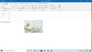 Как вставить изображение в электронное письмо и обвести его текстом в Outlook &mdash; Office 365