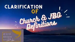 What is A Faith Based Organization? What Is An Association? Time To Clarify.