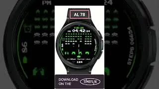 AL 78    #digital #galaxywatch8 #smartwatch #watch #spaceinvaders #wearos6 #c64  #music