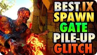 BO4 Zombie Glitches: Best IX Spawn Gate Pile Up Glitch (Solo Method) - Black Ops 4 Zombie Glitches