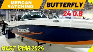 MERCAN YATCHING BUTTERFLY 24 O.B Modeli. İzmir Mast 2024 Tekne Bot Fuarı. #tekne #fuar #mercantekne
