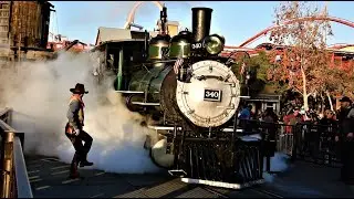 Knott&rsquo;s Berry Farm Steam Train No. 340 Calico Railroad & Dancing Train Bandit (Train Robber)