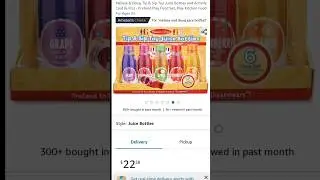 Melissa Doug tip&sip toy juice bottles