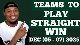 5 Teams To Play Straight Win This Weekend | SAFE FOOTBALL PREDICTIONS | BETTING TIPS #bettingtips