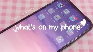 what's on my aesthetic android phone!📱🌺