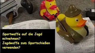 Darf man eine Jagdwaffe zum Schie&szlig;sport verwenden? Bed&uuml;rfnisfremde Nutzung von Waffen erlaubt?
