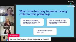 Poison Prevention for parents & caregivers of young children