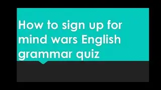 How to attempt quiz on Mind Wars