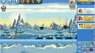 Angry Birds Friends Holiday Tournament 4 Week 85 Level 1 High Score 123k (Power-up) 30-12-2013