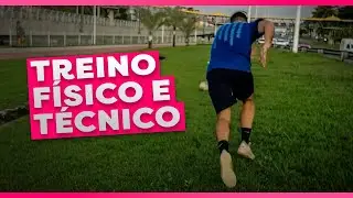 TREINO FÍSICO-TÉCNICO PARA O FUTEBOL | Resistência com Bola