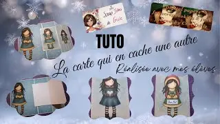 Tuto de la carte qui en cache une autre (petite erreur sur l'ardoise à un moment, regardez la vidéo)
