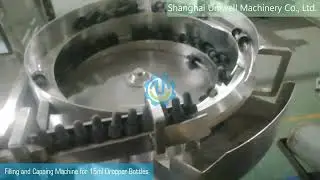 Automatic Filling and Capping for 15ml 30ml 60ml Dropper Bottle Tincture, CBD Oil