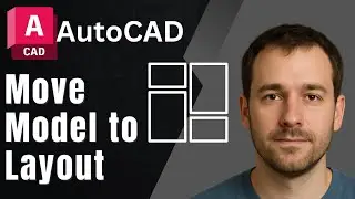 AutoCAD: Как переместить объекты из пространства модели в макет (учебное пособие 2025)