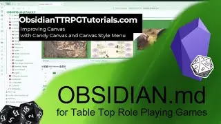 Obsidian - Candy Canvas and Canvas Style Menu