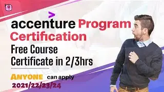 Accenture Developer Program 2021 | Accenture Free Training With Certificate | Virtual Internship