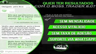 OP&Ccedil;&Otilde;ES BIN&Aacute;RIAS - INDICADOR DE SINAIS BOSS TRADER - 84% DE ACERTIVIDADE SEM MARTINGALE - MUITOS WINS