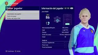 Jean Marie Pfaff - PES Clasico (Face, Body& Stats)
