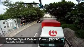 HeliPal.com - T580 Quadcopter Test Flight & On-board (Go Pro)