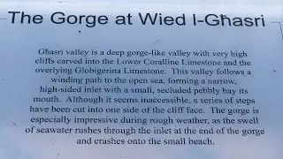 The Gorge at Wied L-Ghasri Gozo Malta 🇲🇹