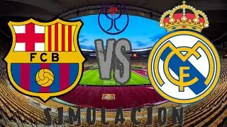 FC BARCELONA VS REAL MADRID || FINAL DE LA COPA DEL REY || PES 6