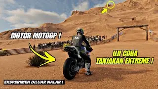 Eksperimen Paling Gak Ngotak! Nyobain Tanjakan Extreme Pakai Motor MotoGP!