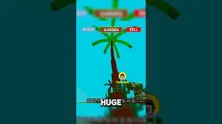 ОГРОМНОЕ кокосовое дерево в Grow A Garden Roblox #roblox