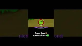 Super Bear 🐻 Opens Stickers✅ #superbear
