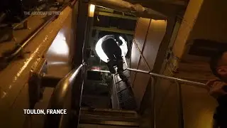 French Navy gives rare tour of nuclear submarine