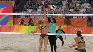 Egypt VS Germany Beach Volleyball Olympic Games Rio de Janeiro  2016