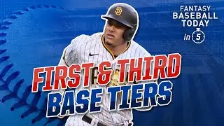 First and Third Base Tiers! Position Scarcity Is Back | Fantasy Baseball Advice