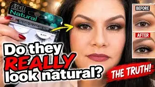 ARDELL NATURAL #110 FALSE EYELASH TUTORIAL