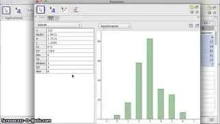 Standardavvikelse i Geogebra