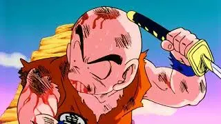 Crilin risparmia Vegeta