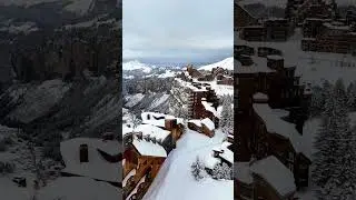 The most beautiful Winter Village🥰❄️   Savoie in the french alps #wonderlands #winter
