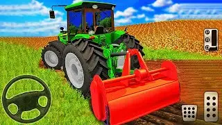 Tractor Farming Driver: Village Simulator 2020 - Forage Plow Farm Harvester - Android Gameplay
