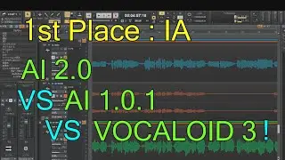 【1st Place: IA】AI 2.0 vs AI 1.0.1 vs VOCALOID 3 比較してみた！