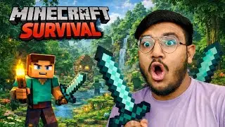 Building My Dream Base in Minecraft 🏠 Survival Series  DARKZY GAMING #gamingseries