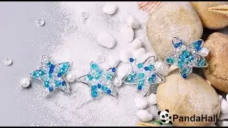 62   Pandahall Original DIY &ndash; Making Wire Wrap Star Bracelet with Glass Beads Decorated