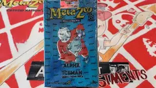 Opening 1st Edition MetaZoo Alpha Iceman Tribal Theme Deck