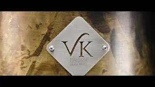VK Drums (Van Kleef Custom Drums) Aged Brass Kit